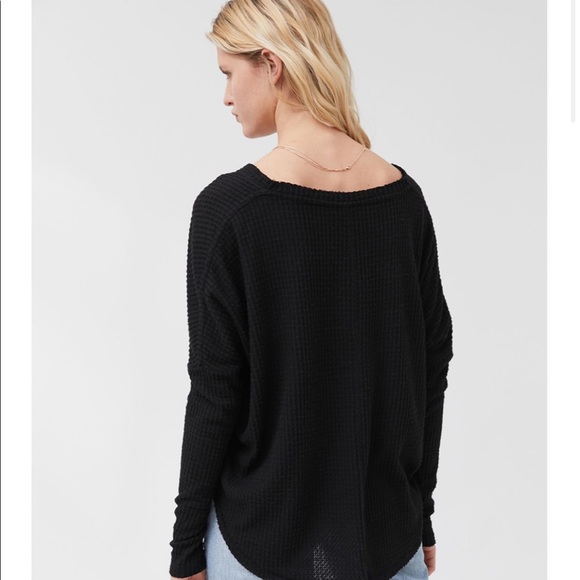 Waffle Button Sweater from Urban Outfitters - Picture 2 of 3